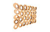 Phillips Collection Home Oversized LTL - Rate to be Quoted Phillips Collection Chuleta Rings Wall Art, Chamcha Wood, Rectangular