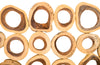 Phillips Collection Home Oversized LTL - Rate to be Quoted Phillips Collection Chuleta Rings Wall Art, Chamcha Wood, Rectangular