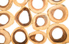 Phillips Collection Home Oversized LTL - Rate to be Quoted Phillips Collection Chuleta Rings Wall Art, Chamcha Wood, Rectangular