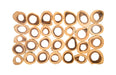 Phillips Collection Home Oversized LTL - Rate to be Quoted Phillips Collection Chuleta Rings Wall Art, Chamcha Wood, Rectangular