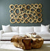 Phillips Collection Home Oversized LTL - Rate to be Quoted Phillips Collection Chuleta Rings Wall Art, Chamcha Wood, Rectangular