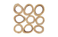 Phillips Collection Home Oversized LTL - Rate to be Quoted Phillips Collection Chuleta Rings Wall Art, Chamcha Wood, Square, SM