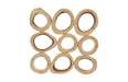 Phillips Collection Home Oversized LTL - Rate to be Quoted Phillips Collection Chuleta Rings Wall Art, Chamcha Wood, Square, SM