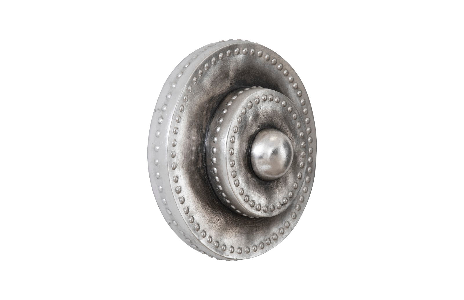 Phillips Collection Home Phillips Collection Circles Wall Tile, Silver Leaf with Antiquing