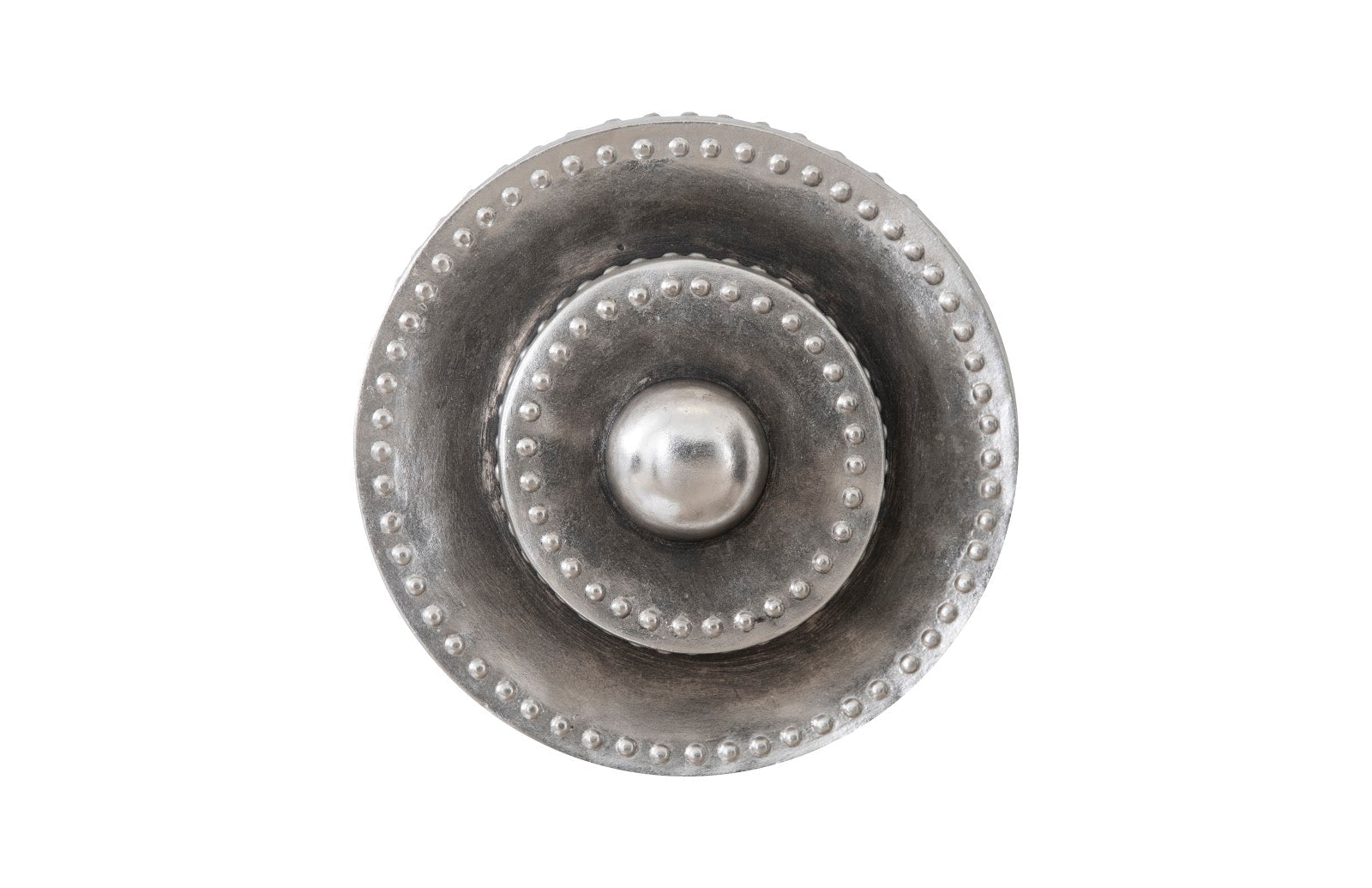 Phillips Collection Home Phillips Collection Circles Wall Tile, Silver Leaf with Antiquing