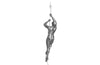Phillips Collection Home Oversized LTL - Rate to be Quoted Phillips Collection Climbing Sculpture w/Rope, Black/Silver, Aluminum