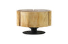 Phillips Collection Home Oversized LTL - Rate to be Quoted Phillips Collection Clover Coffee Table, Chamcha Wood, Natural Finish, Metal Base