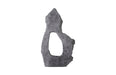 Phillips Collection Home Oversized LTL - Rate to be Quoted Phillips Collection Colossal Cast Stone Sculpture, Single Hole, Charcoal Stone