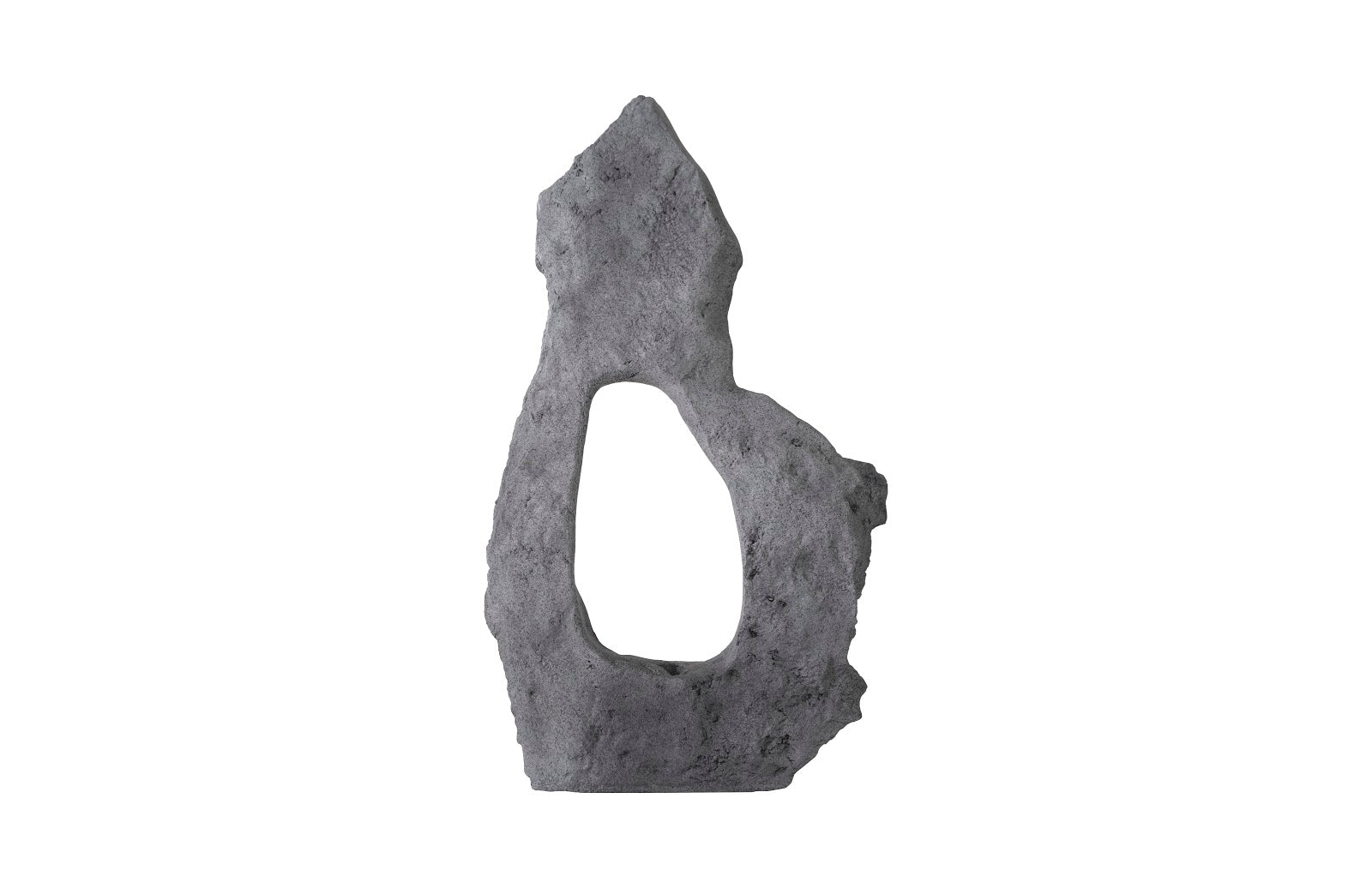 Phillips Collection Home Oversized LTL - Rate to be Quoted Phillips Collection Colossal Cast Stone Sculpture, Single Hole, Charcoal Stone