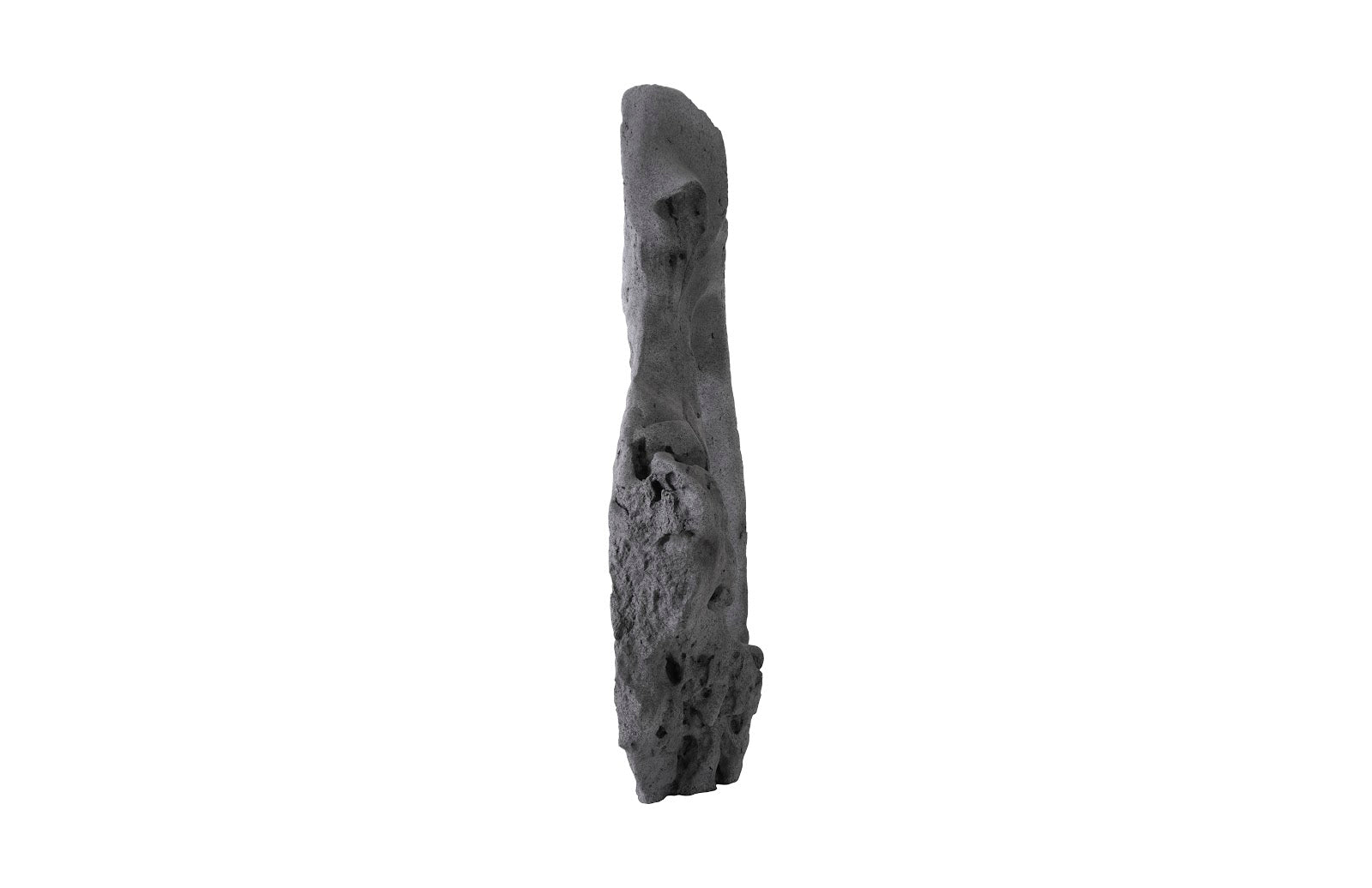 Phillips Collection Home Oversized LTL - Rate to be Quoted Phillips Collection Colossal Cast Stone Sculpture, Single Hole, Charcoal Stone