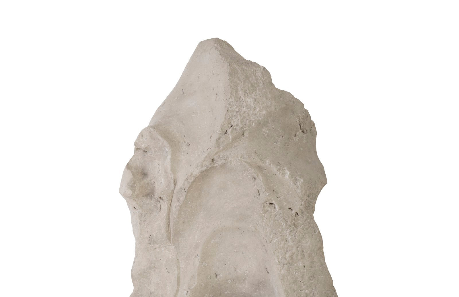 Phillips Collection Home Oversized LTL - Rate to be Quoted Phillips Collection Colossal Cast Stone Sculpture, Single Hole, Roman Stone