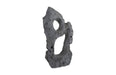 Phillips Collection Home Oversized LTL - Rate to be Quoted Phillips Collection Colossal Cast Stone Sculpture, Two Holes, Charcoal Stone