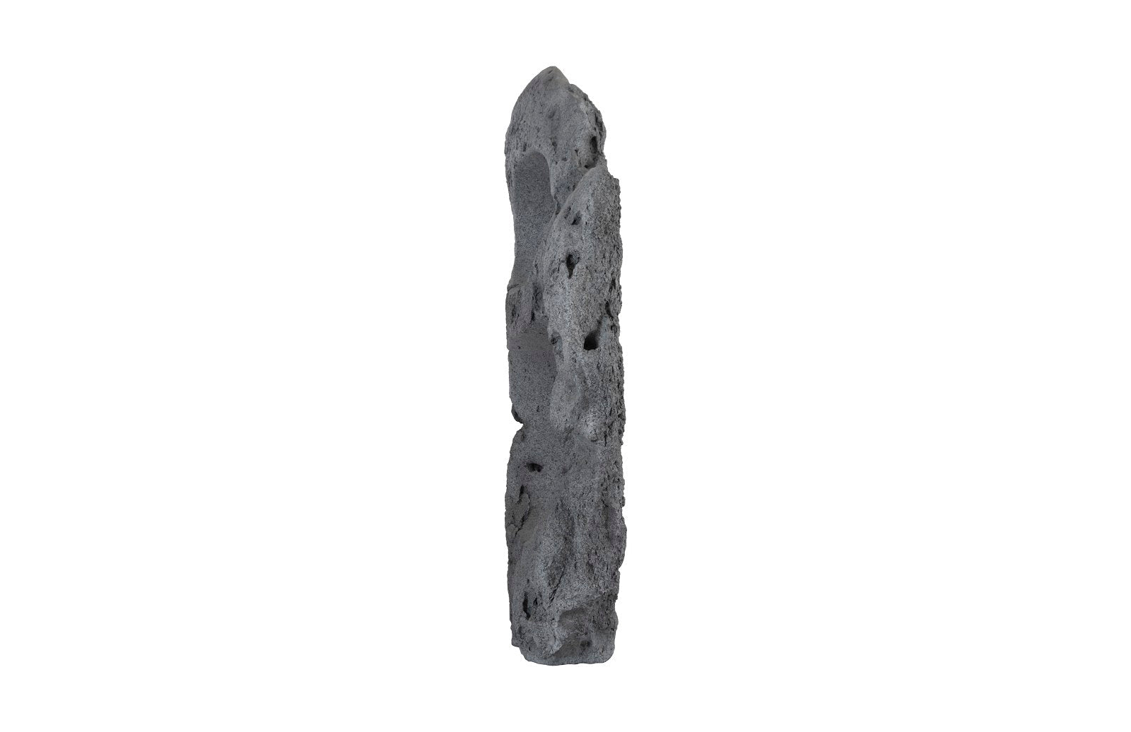 Phillips Collection Home Oversized LTL - Rate to be Quoted Phillips Collection Colossal Cast Stone Sculpture, Two Holes, Charcoal Stone