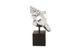 Phillips Collection Home Phillips Collection Conch Table Sculpture, Silver Leaf