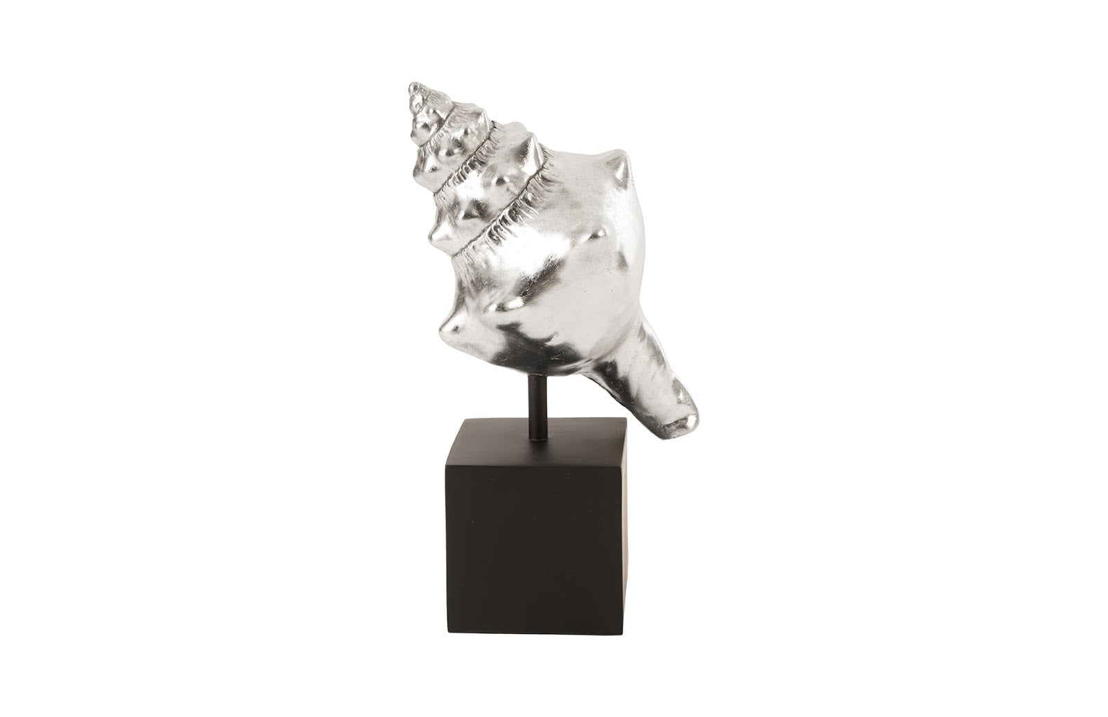 Phillips Collection Home Phillips Collection Conch Table Sculpture, Silver Leaf