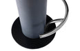 Phillips Collection Home Phillips Collection Concrete Bar Stool, Chamcha Wood Top, Stainless Steel Footrest