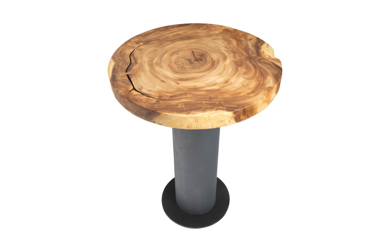 Phillips Collection Home Oversized LTL - Rate to be Quoted Phillips Collection Concrete Bar Table, Chamcha Wood Top