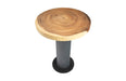 Phillips Collection Home Oversized LTL - Rate to be Quoted Phillips Collection Concrete Bar Table, Chamcha Wood Top
