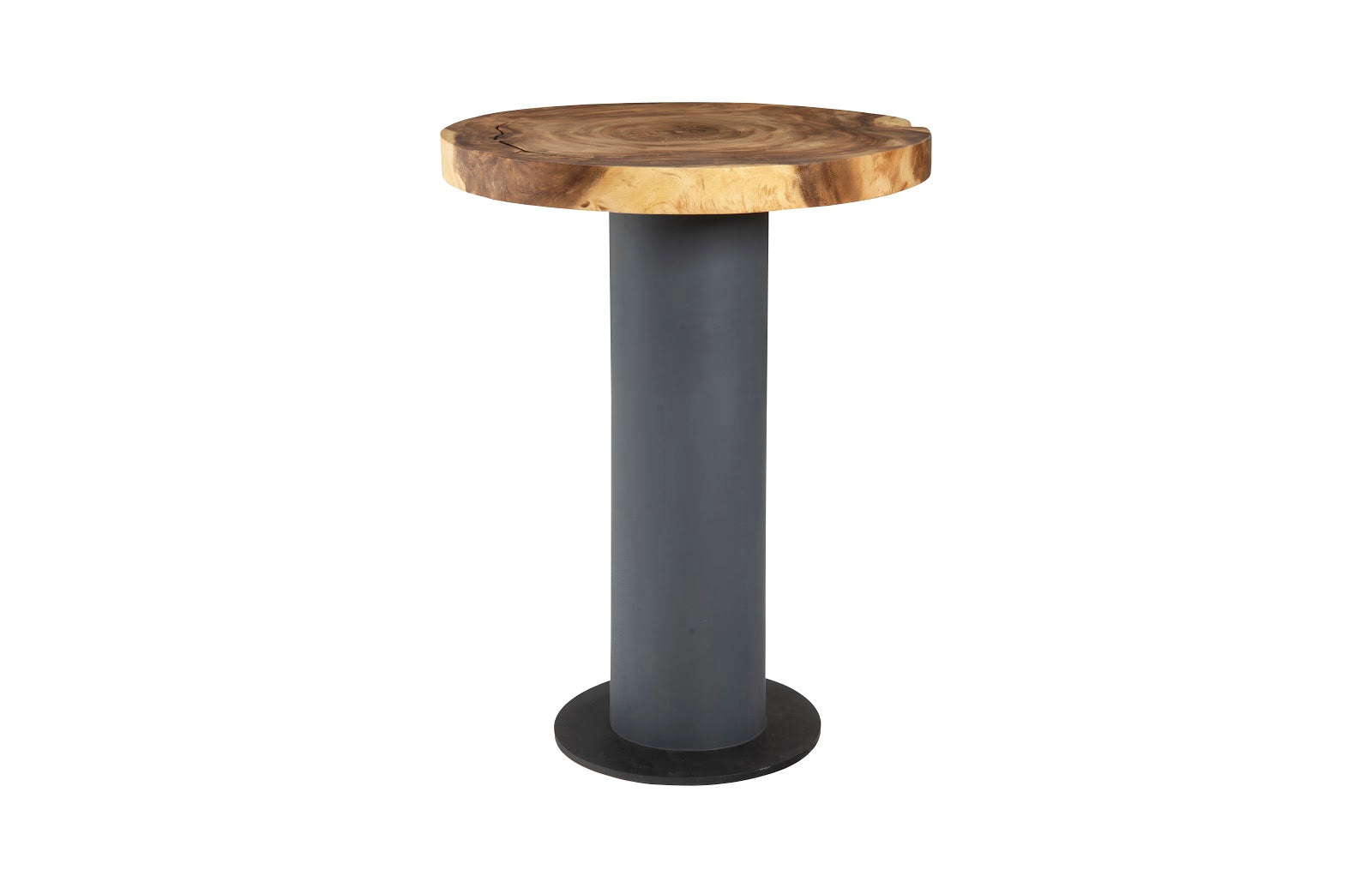 Phillips Collection Home Oversized LTL - Rate to be Quoted Phillips Collection Concrete Bar Table, Chamcha Wood Top