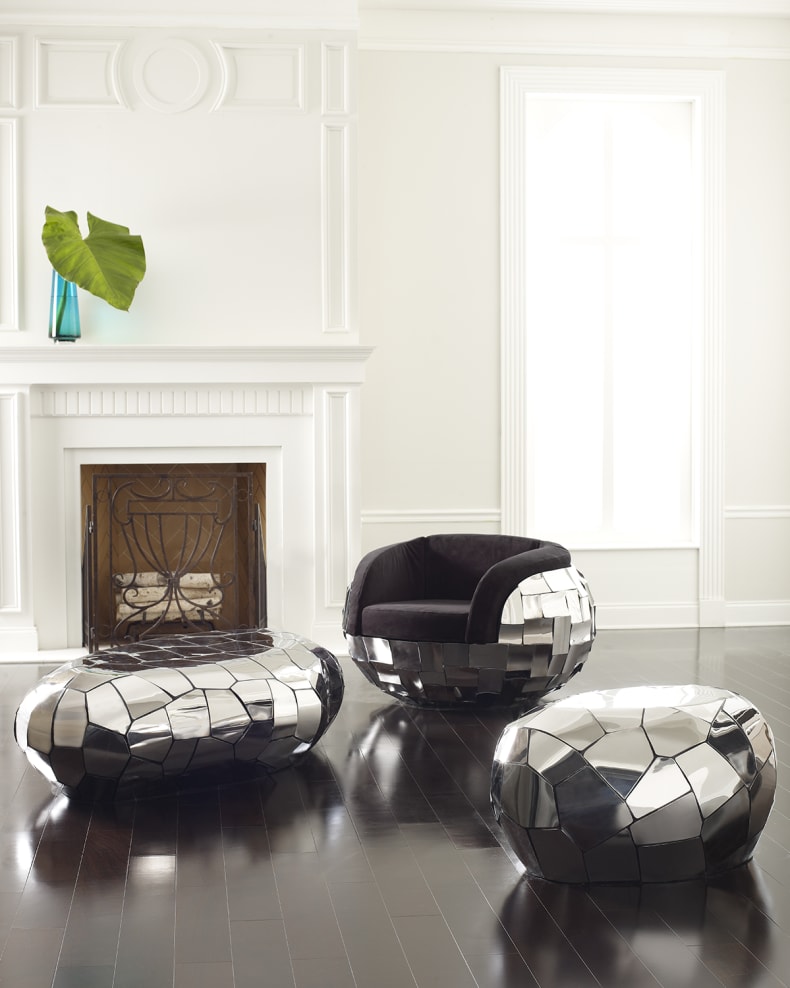 Phillips Collection Home Oversized LTL - Rate to be Quoted Phillips Collection Crazy Cut Coffee Table