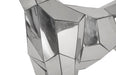 Phillips Collection Home Phillips Collection Crazy Cut Dog, Stainless Steel, Silver