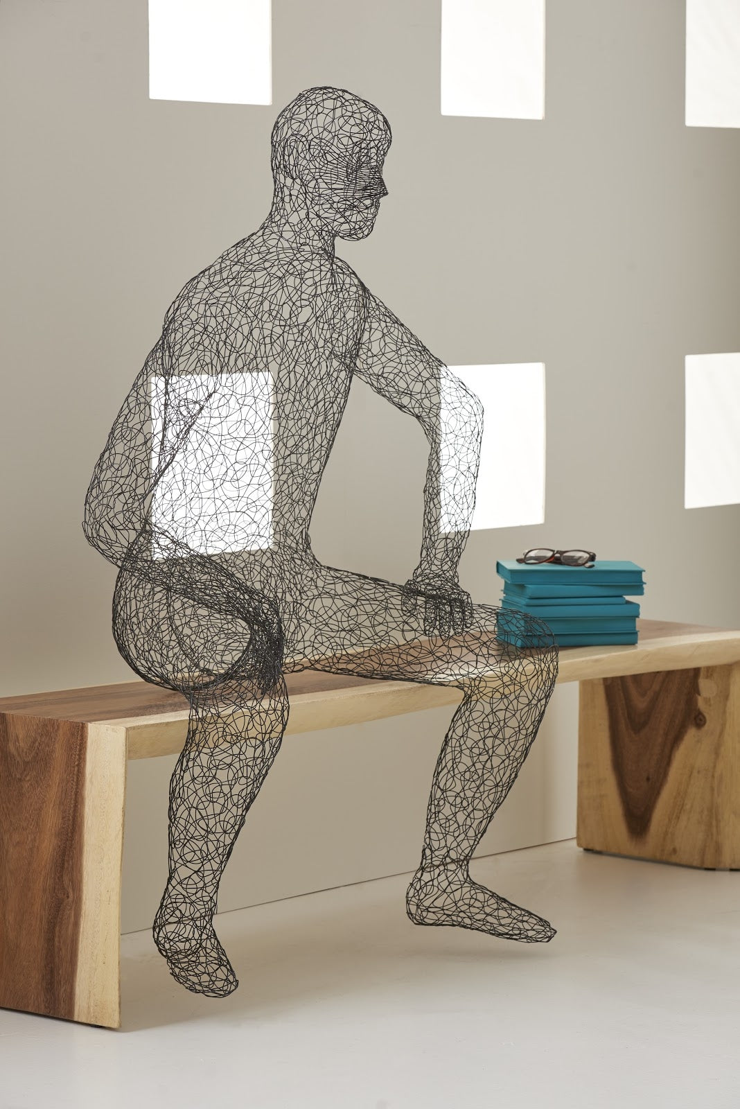 Phillips Collection Home Oversized LTL - Rate to be Quoted Phillips Collection Crazy Wire Lounging Male