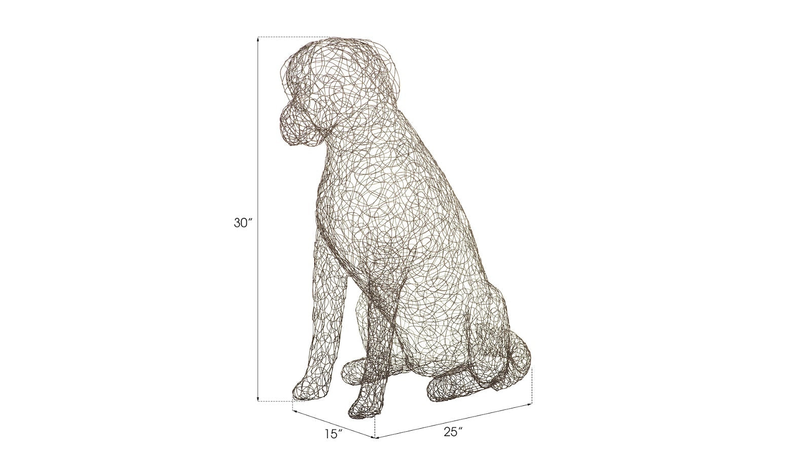 Phillips Collection Home Phillips Collection Crazy Wire Retriever, LG