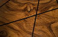 Phillips Collection Home Oversized LTL - Rate to be Quoted Phillips Collection Criss Cross Coffee Table on Black Iron Legs, Chamcha Wood