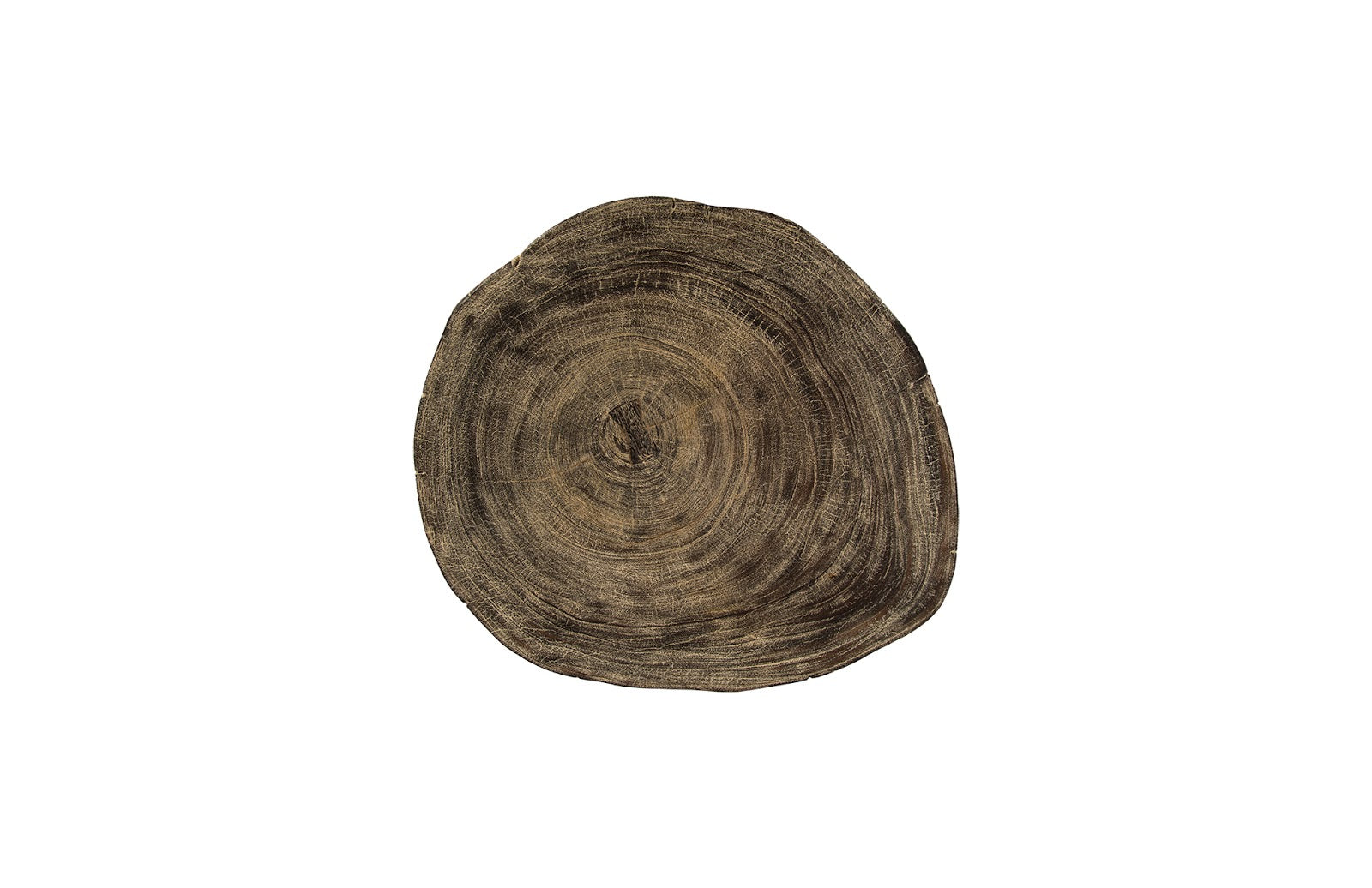 Phillips Collection Home Phillips Collection Crosscut Coffee Table, Gray Stone, Forged Legs