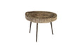 Phillips Collection Home Phillips Collection Crosscut Coffee Table, Gray Stone, Forged Legs