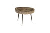 Phillips Collection Home Phillips Collection Crosscut Coffee Table, Gray Stone, Forged Legs