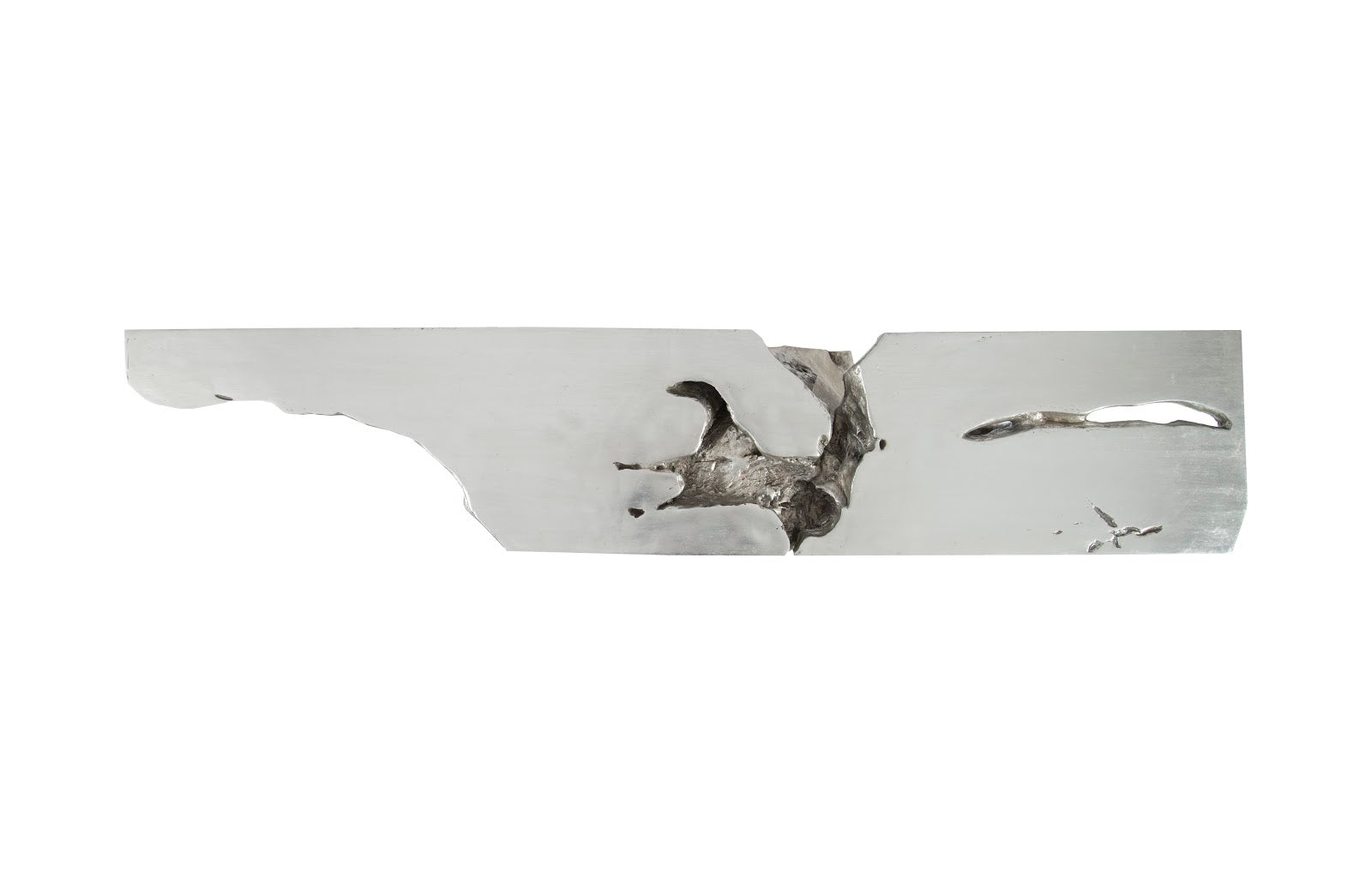 Phillips Collection Home Oversized LTL - Rate to be Quoted Phillips Collection Crown Console, Silver Leaf