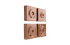 Phillips Collection Home Phillips Collection Cuadritos Wall Tiles, Set of 4, Polished Copper