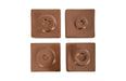 Phillips Collection Home Phillips Collection Cuadritos Wall Tiles, Set of 4, Polished Copper
