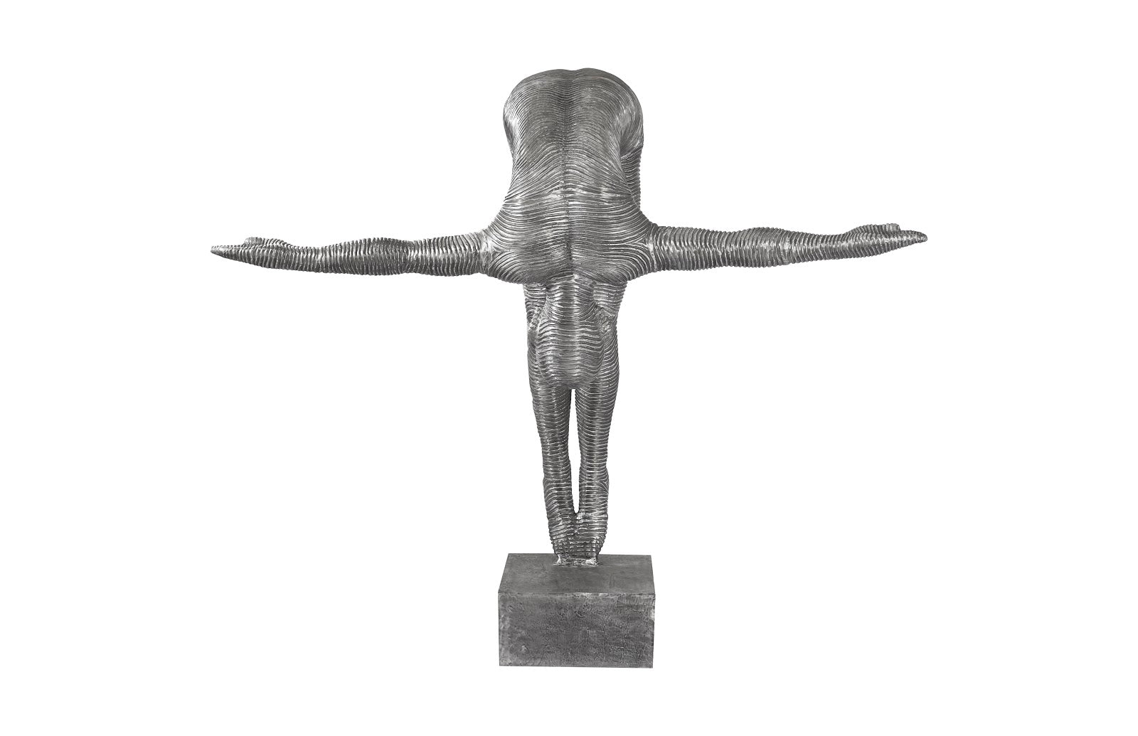 Phillips Collection Home Oversized LTL - Rate to be Quoted Phillips Collection Diving Sculpture, Aluminum, Large