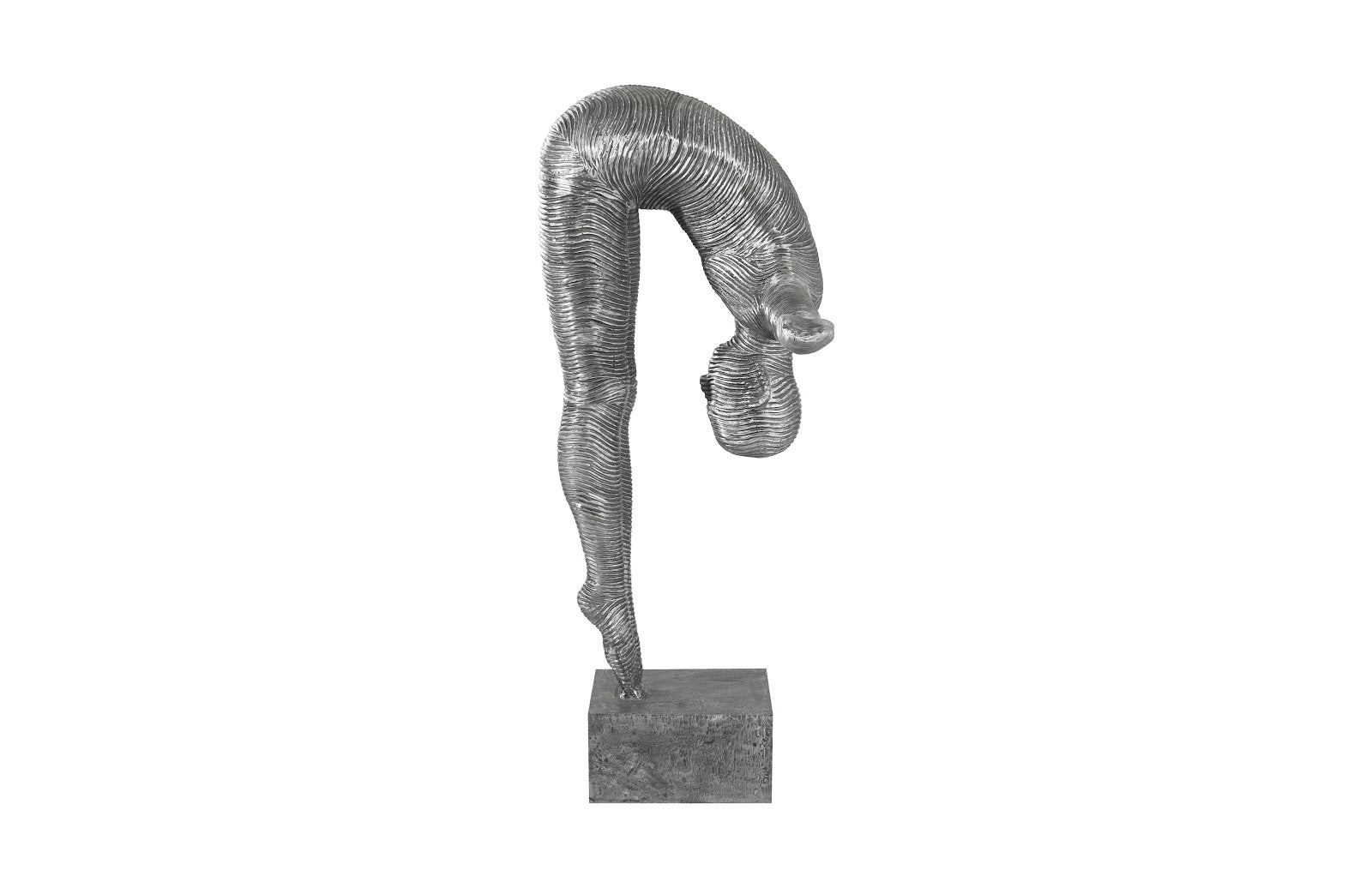 Phillips Collection Home Oversized LTL - Rate to be Quoted Phillips Collection Diving Sculpture, Aluminum, Large