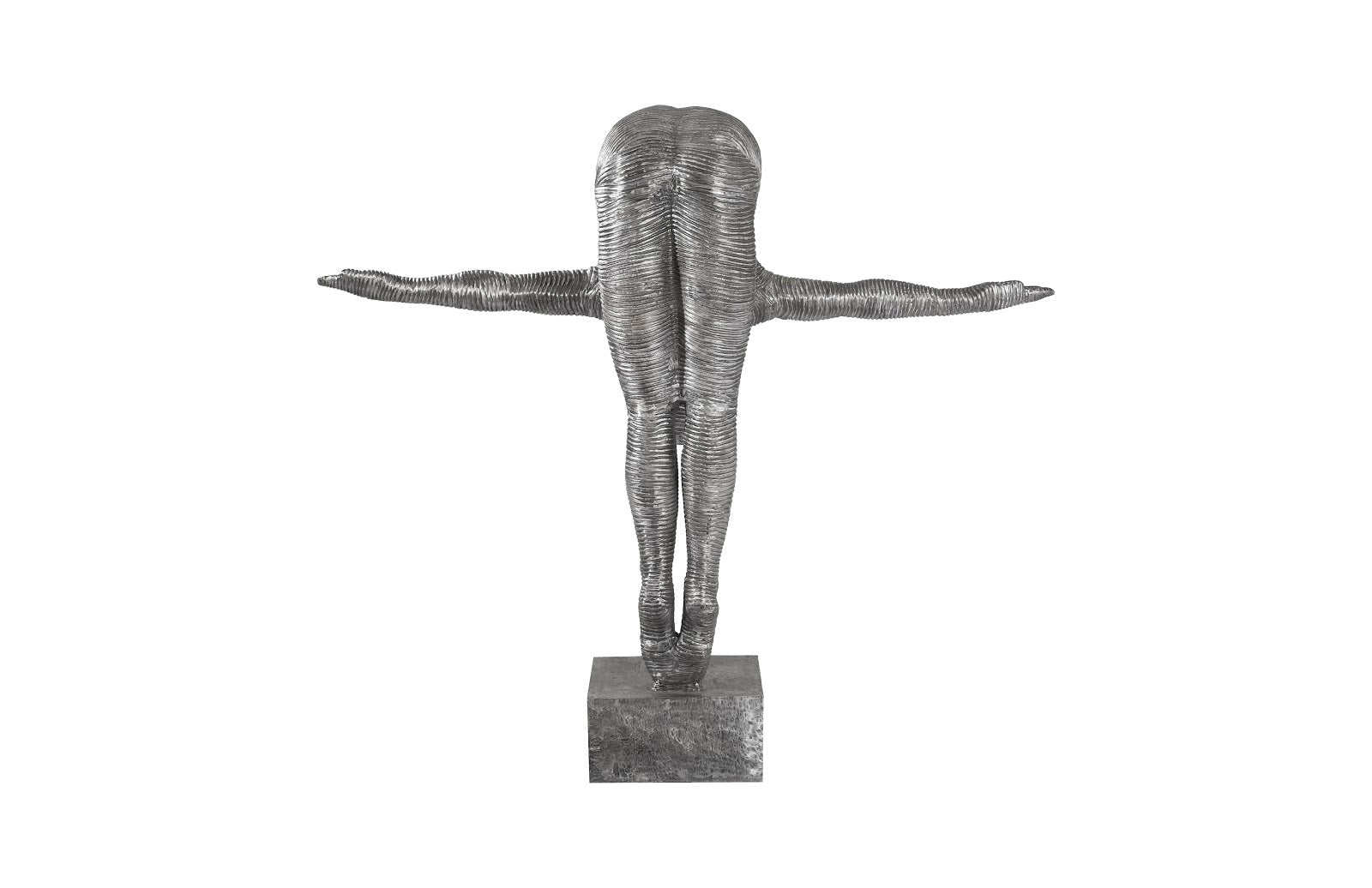 Phillips Collection Home Oversized LTL - Rate to be Quoted Phillips Collection Diving Sculpture, Aluminum, Large