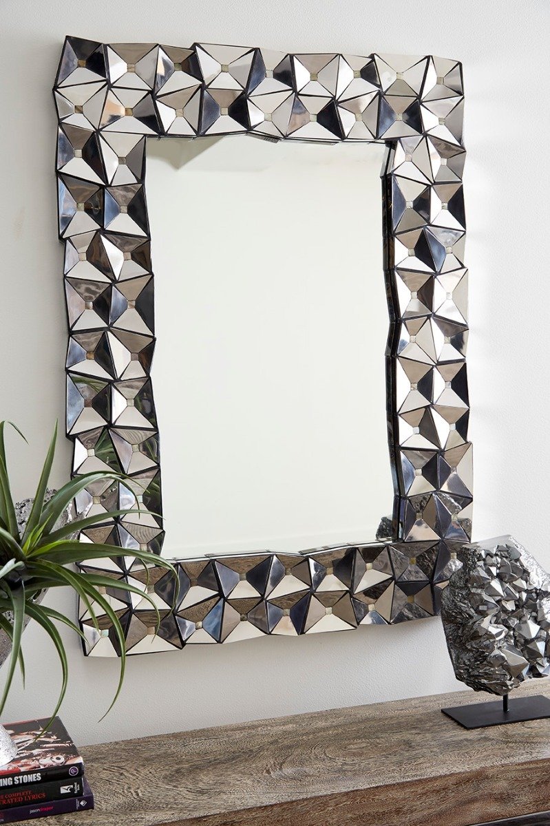 Phillips Collection Home Phillips Collection Divot Mirror, Stainless Steel