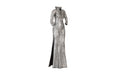 Phillips Collection Home Phillips Collection Dress Sculpture, Long Sleeves, Black/Silver, Aluminum