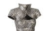 Phillips Collection Home Phillips Collection Dress Sculpture, Short Sleeves, Black/Silver, Aluminum