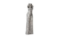 Phillips Collection Home Phillips Collection Dress Sculpture, Short Sleeves, Black/Silver, Aluminum