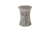 Phillips Collection Home Phillips Collection Drum Stool, Mango Wood, Gray Stone