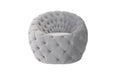 Phillips Collection Home Oversized LTL - Rate to be Quoted Phillips Collection Egg Chair, Cool Gray Velvet Fabric