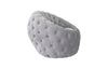 Phillips Collection Home Oversized LTL - Rate to be Quoted Phillips Collection Egg Chair, Cool Gray Velvet Fabric