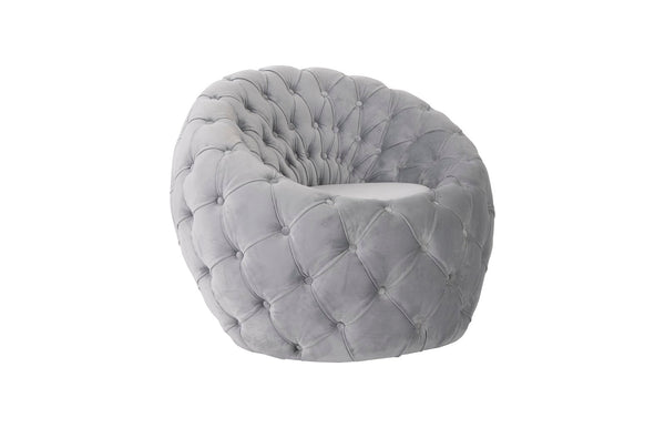 Phillips Collection Home Oversized LTL - Rate to be Quoted Phillips Collection Egg Chair, Cool Gray Velvet Fabric
