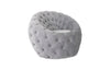 Phillips Collection Home Oversized LTL - Rate to be Quoted Phillips Collection Egg Chair, Cool Gray Velvet Fabric