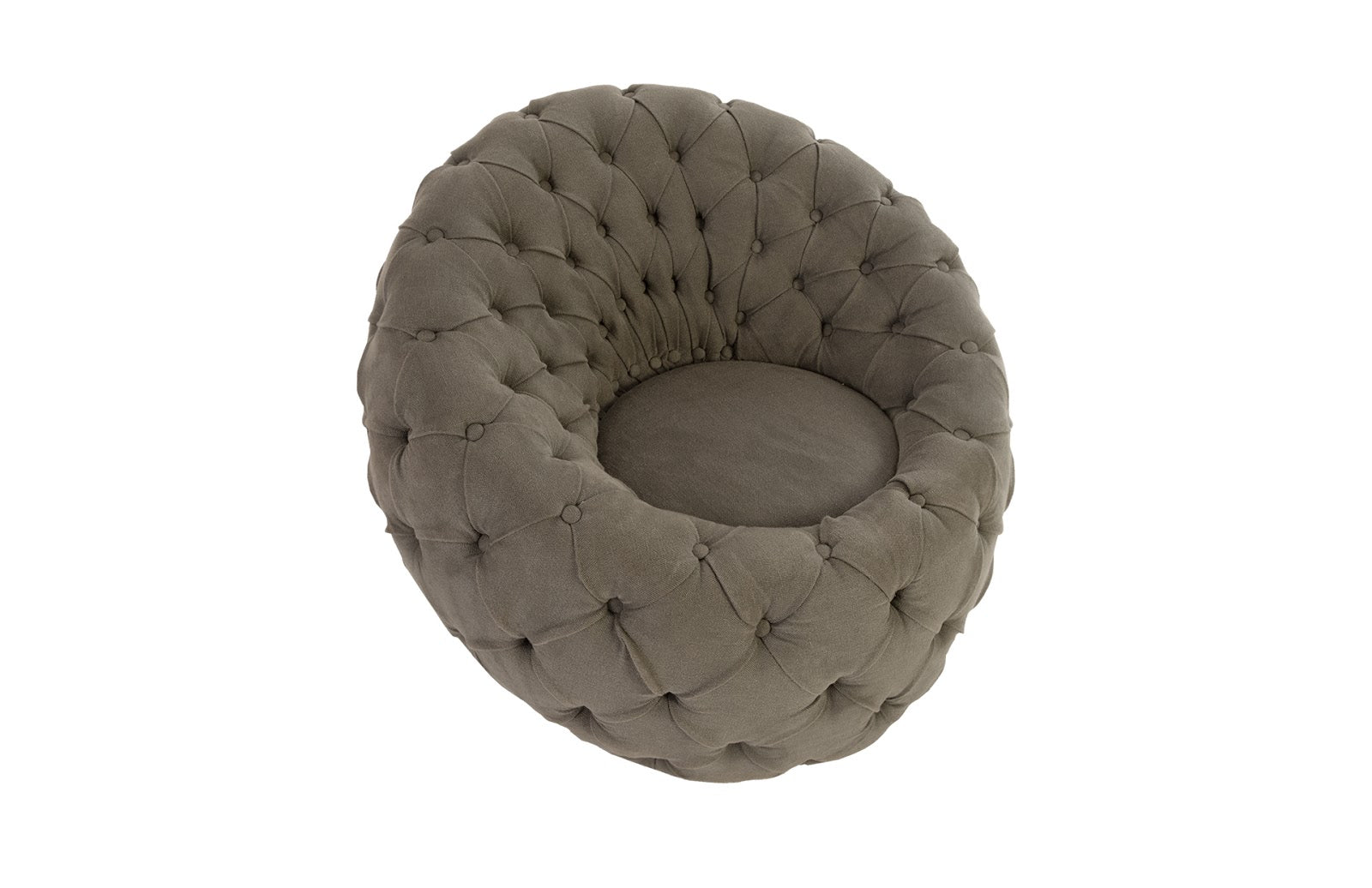 Phillips Collection Home Oversized LTL - Rate to be Quoted Phillips Collection Egg Chair, Ramie Gray
