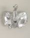 Phillips Collection Home Oversized LTL - Rate to be Quoted Phillips Collection Elephant Wall Art, Resin, Silver Leaf