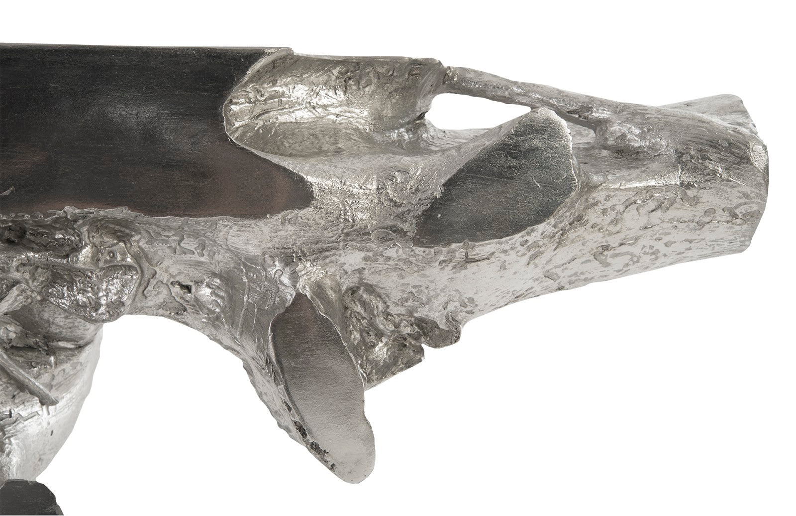 Phillips Collection Home Phillips Collection Eli Freeform Console Table, Silver Leaf