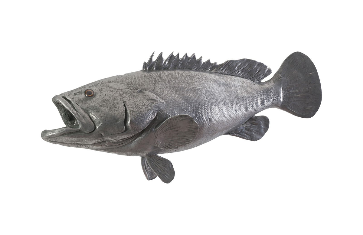 Phillips Collection Estuary Cod Fish Wall Sculpture, Resin, Polished A ...